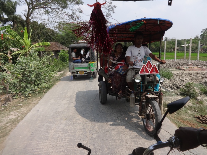 Motor bike rickshaw